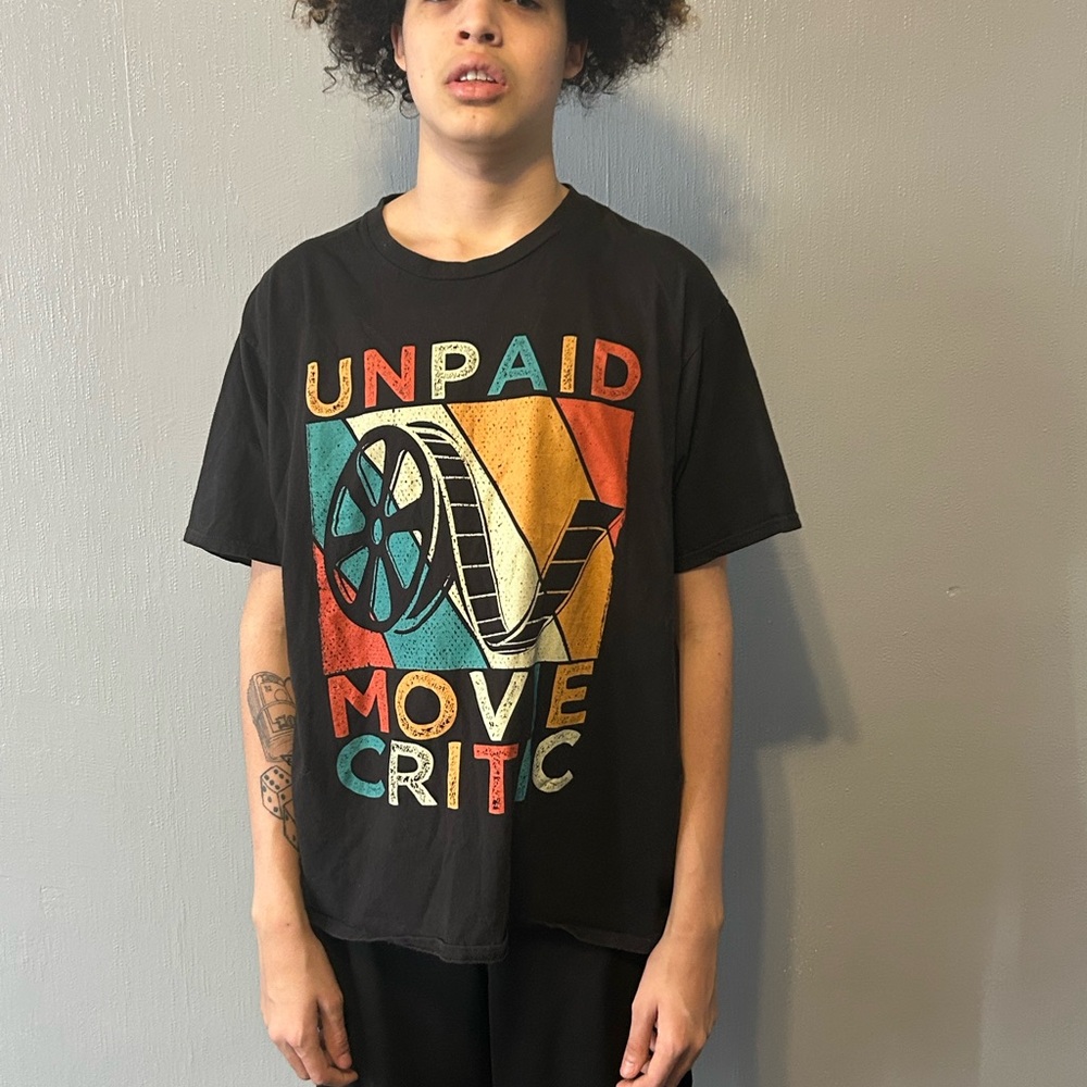 Port and Company Black Graphic Tee